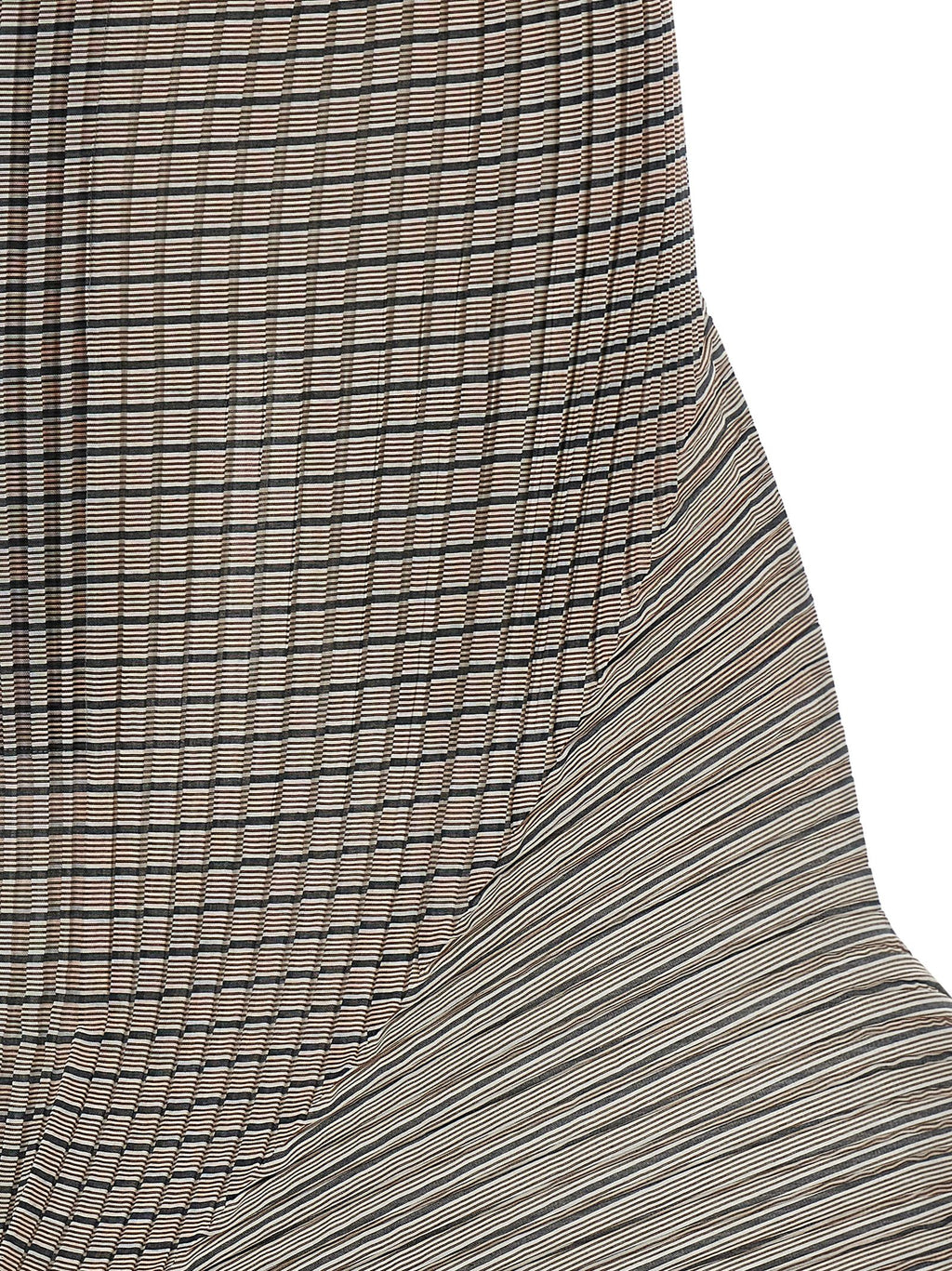 Issey Miyake Brown Polyester Mini Skirt