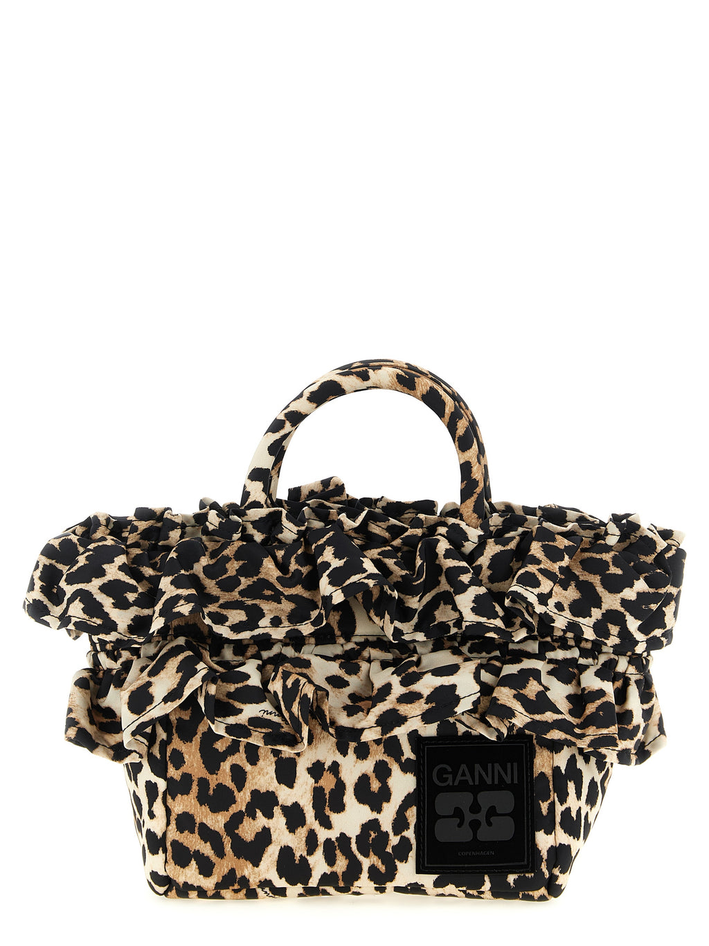 Ganni Brown Polyamide Handbag