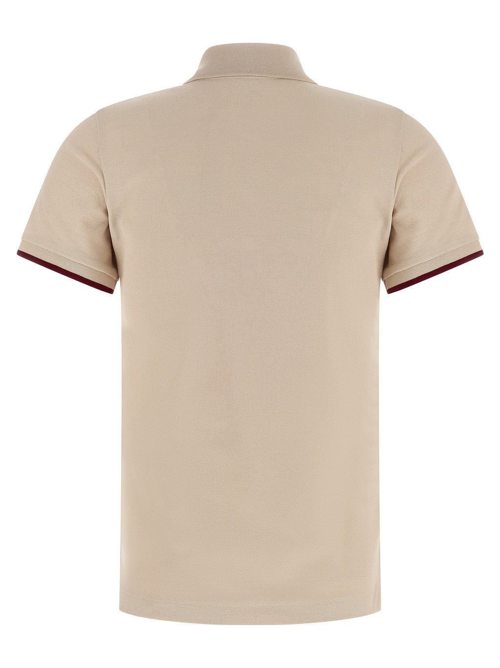 Moncler Beige Cotton Polo Shirt