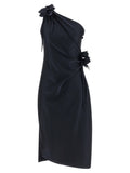 Coperni Black Polyamide Midi Dress