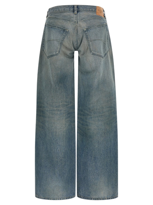 Balenciaga Jeans aus blauer Baumwolle mit Relaxed Fit
