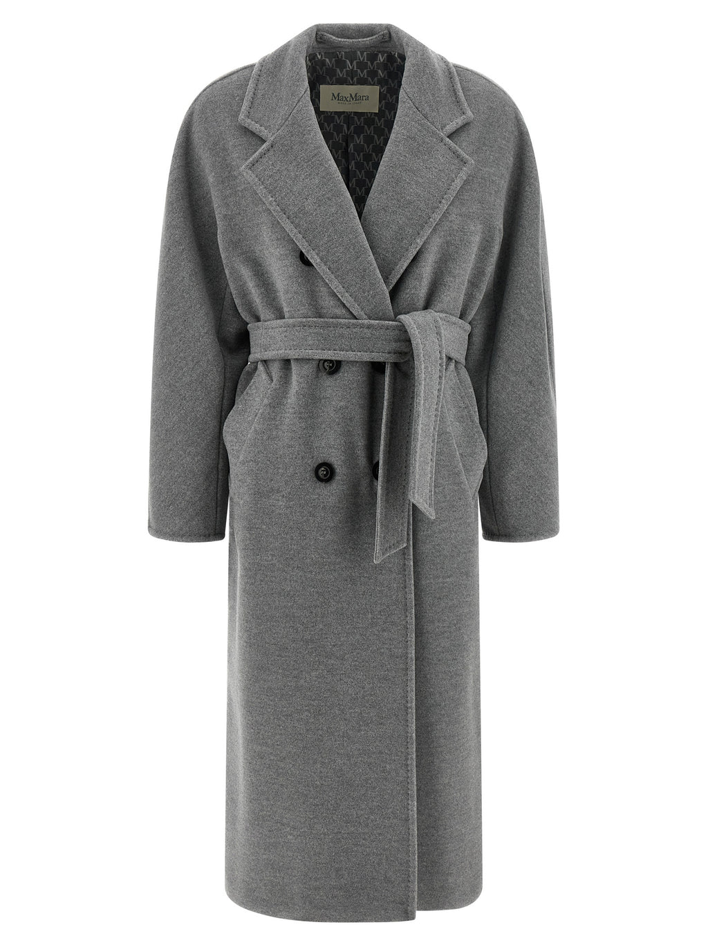 Max Mara Gray Virgin Wool Coat