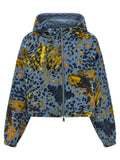 Fendi Blue Polyester Shell Jacket