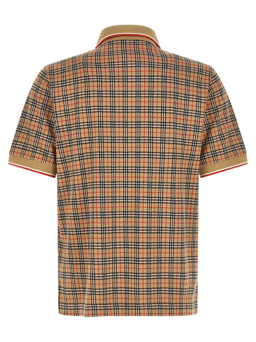 Burberry Beige Viscose Polo Shirt