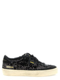 Golden Goose Black Leather Low Top Sneakers