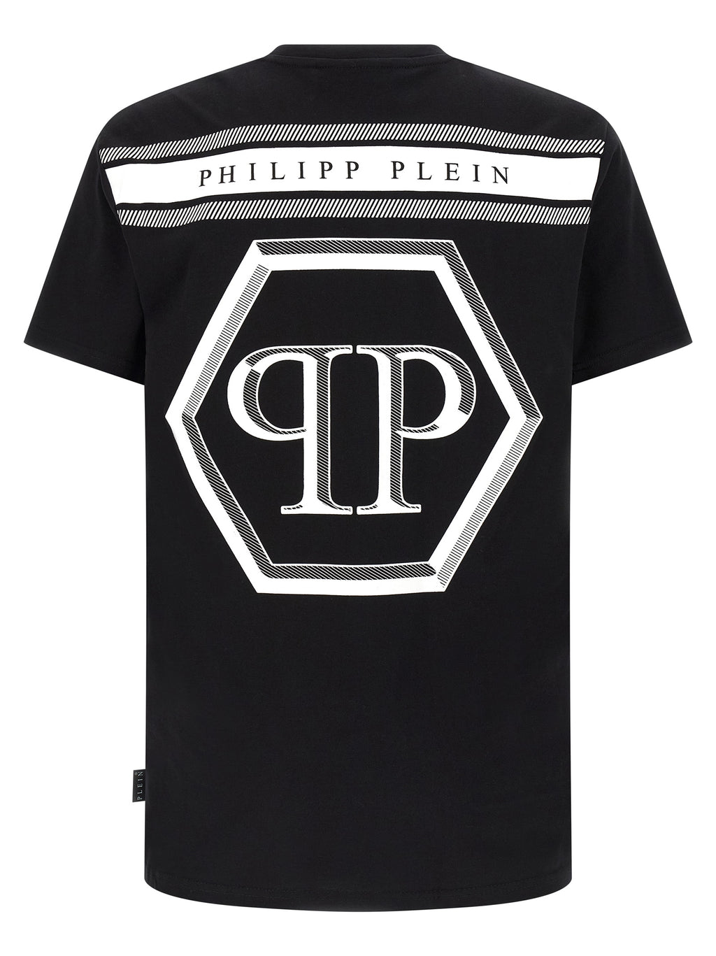 Philipp Plein Black Cotton T-Shirt