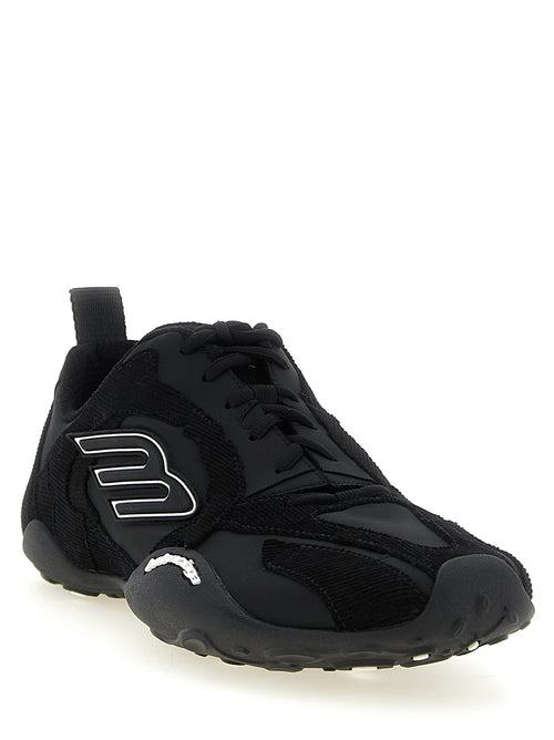 Balenciaga Schwarze Polyester-Sportsneaker
