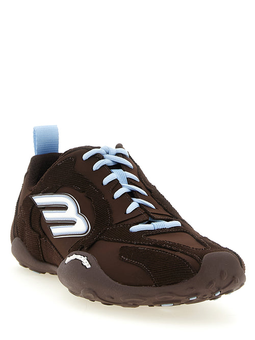 Balenciaga Braune Sportsneaker aus Polyester