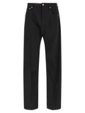 Rick Owens Black Wool Jeans Denim