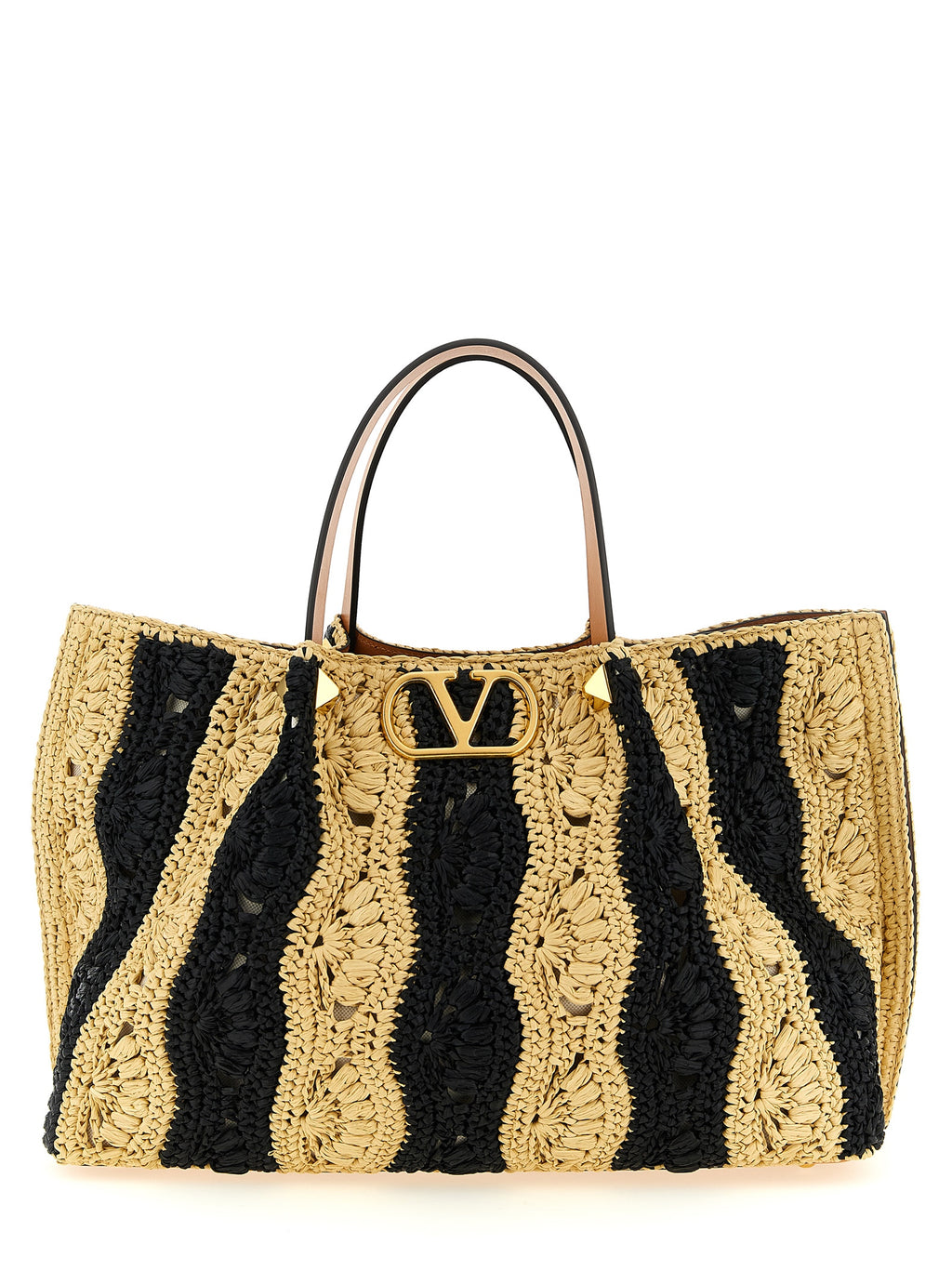 Valentino Garavani Beige Viscose Handbag