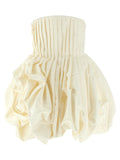 Carolina Herrera White Silk Short Dress