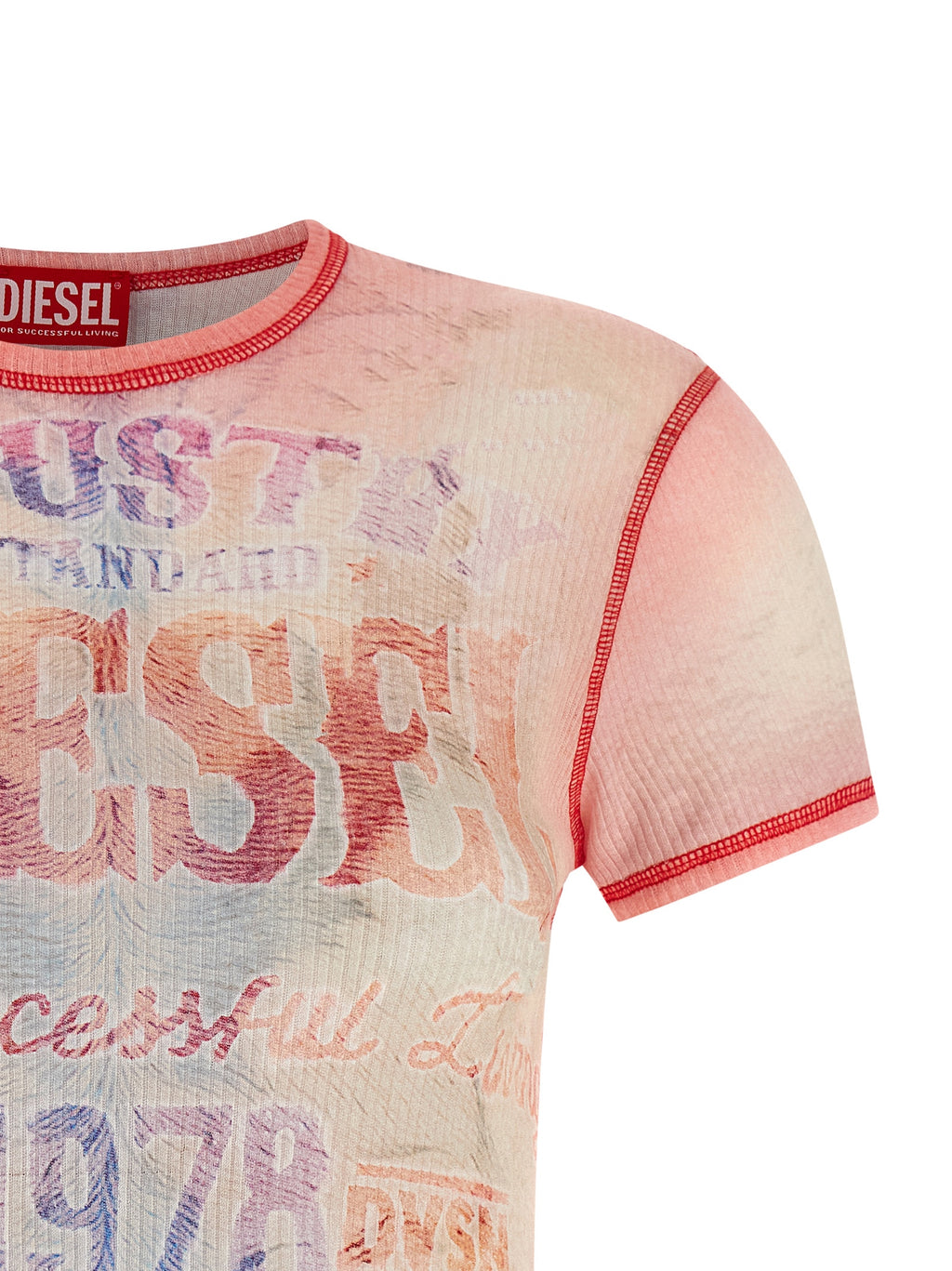 Diesel Multicolor Cotton T-Shirt
