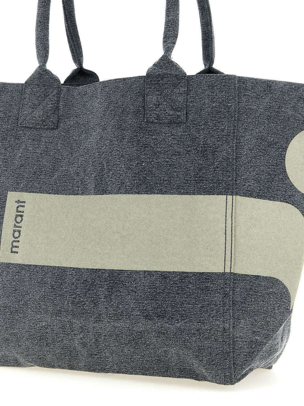 Isabel Marant Black Cotton Tote Bag