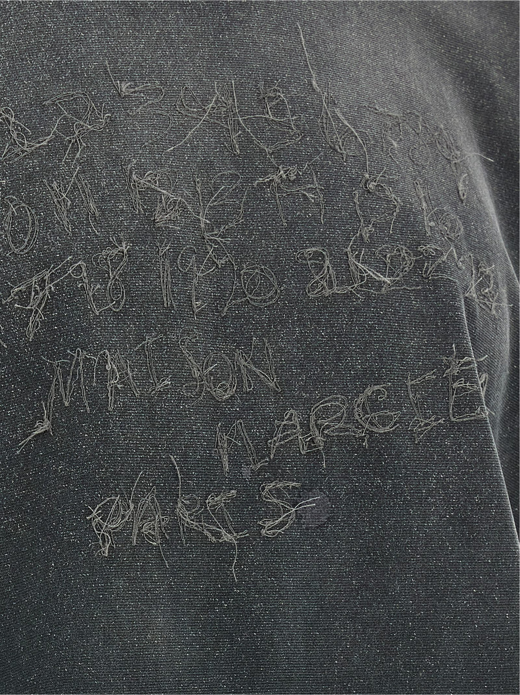 Maison Margiela Gray Cotton Hoodie