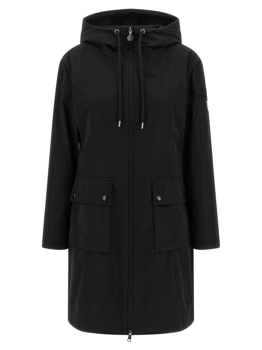 Moncler Black Polyester Parka