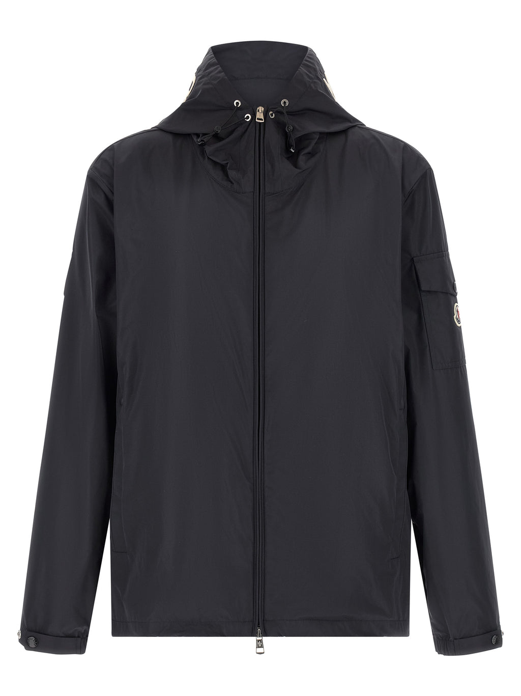 Moncler Blue Polyester Shell Jacket