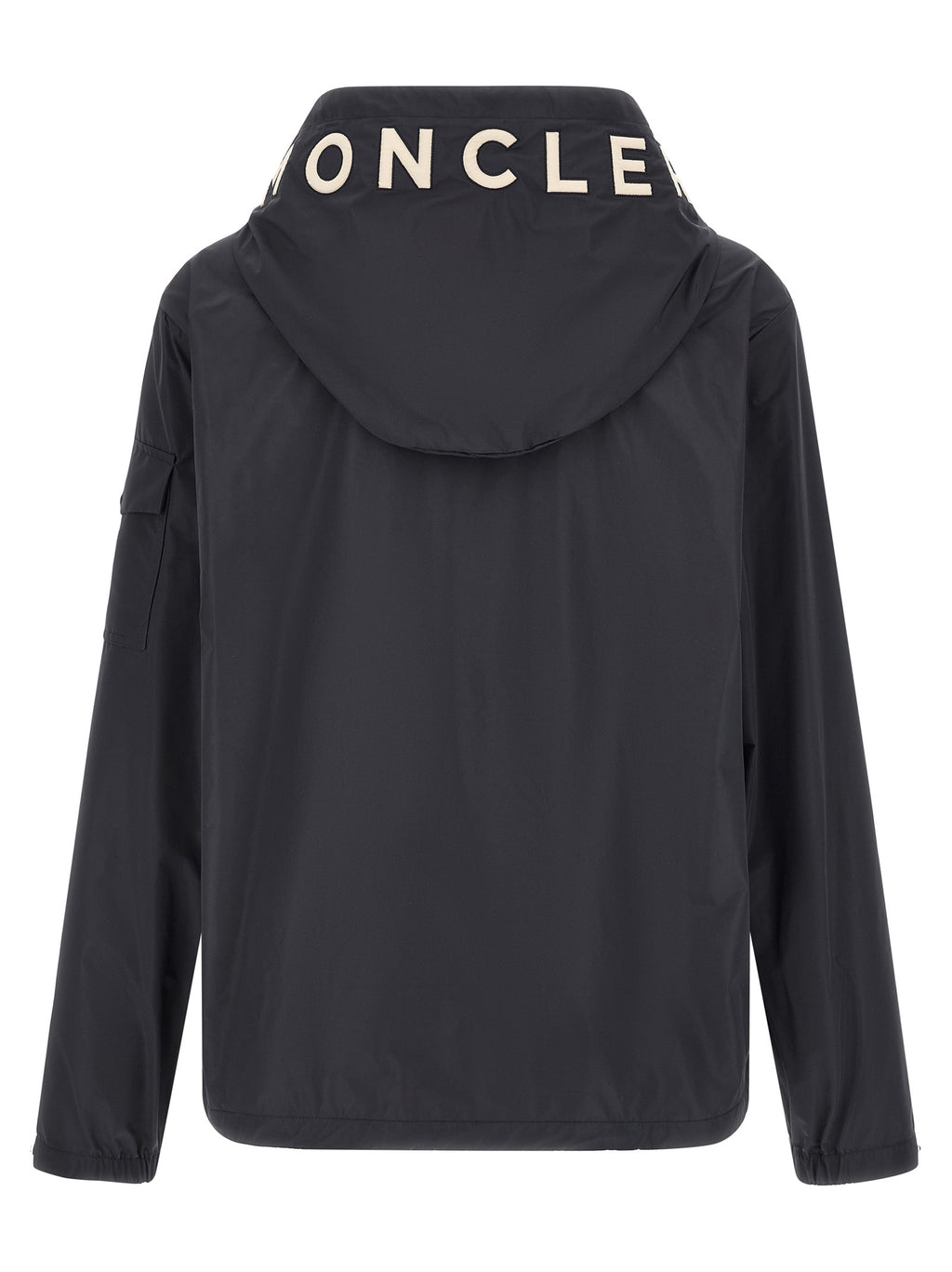 Moncler Blue Polyester Shell Jacket