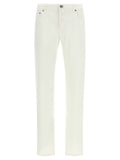Jacob Cohen White Cotton Straight-Leg Jeans