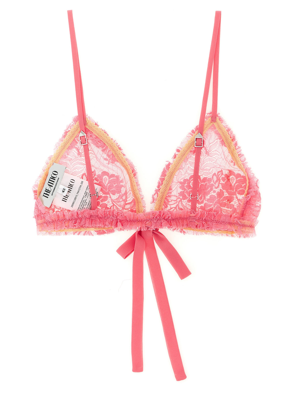 The Attico Multicolor Polyamide Bra
