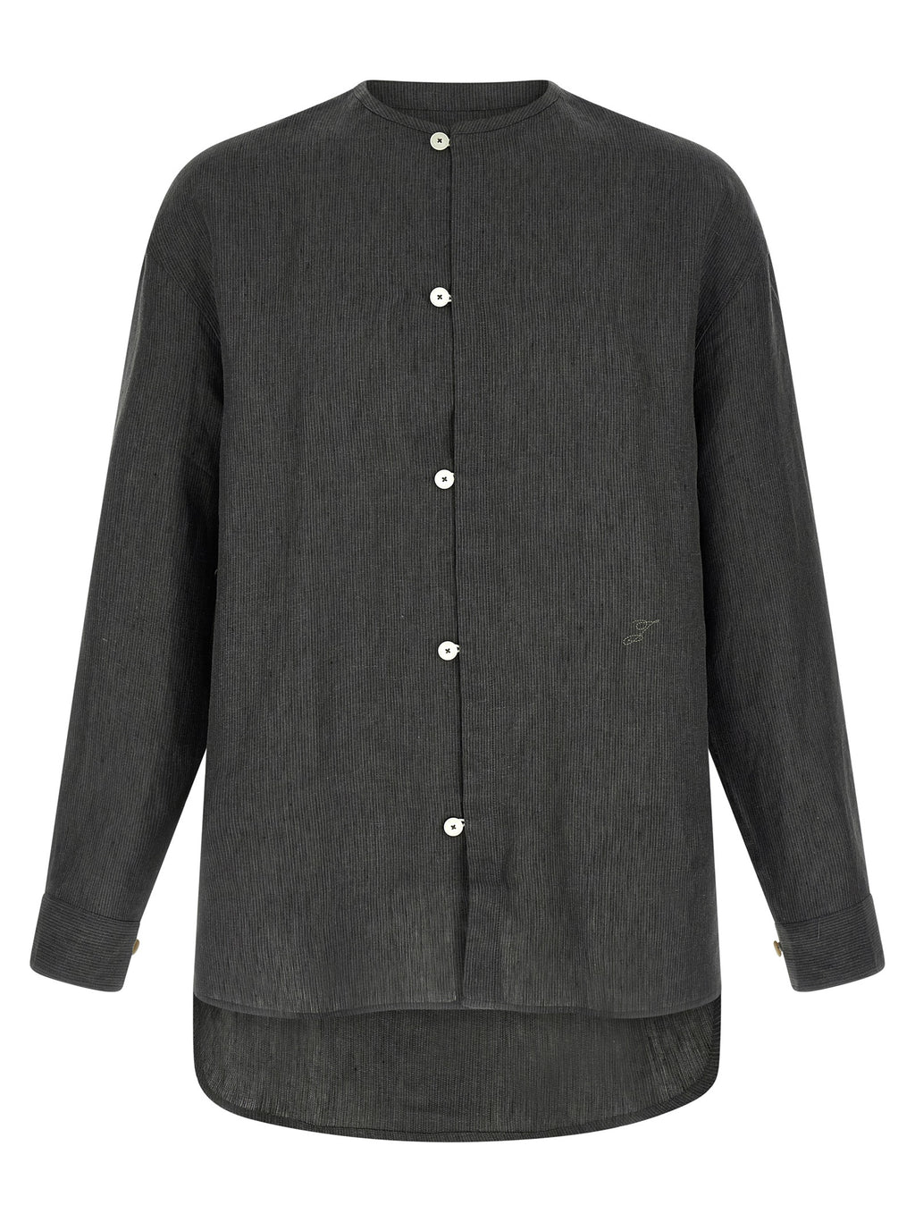 Jacquemus Gray Linen Blouse