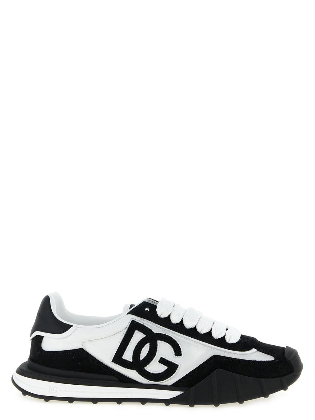 Dolce & Gabbana Bicolor Polyamide Athletic Sneakers