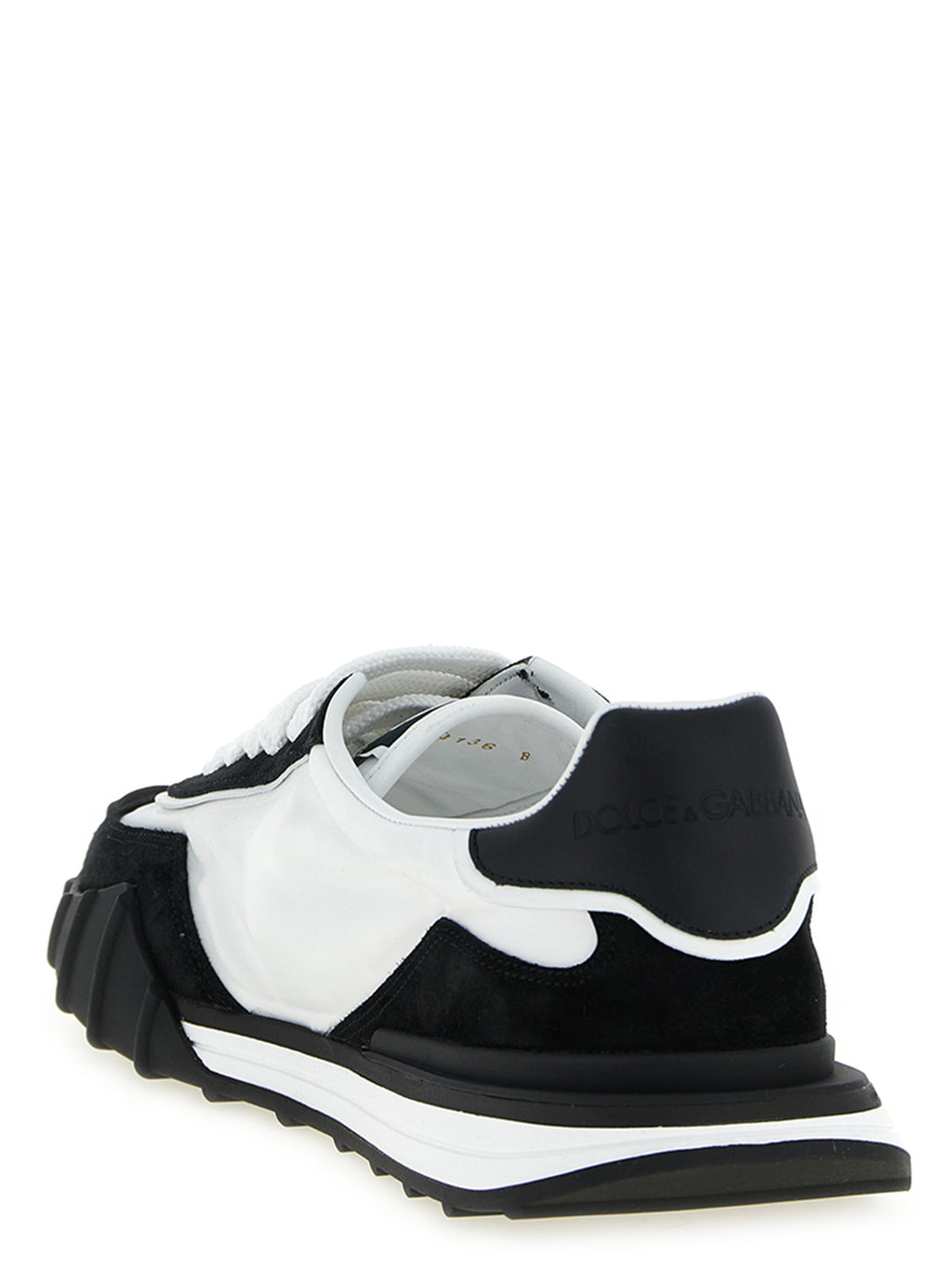 Dolce & Gabbana Bicolor Polyamide Athletic Sneakers