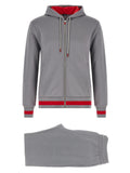 Kiton Gray Cotton Sweatsuit