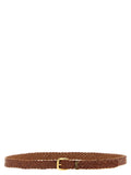Saint Laurent Brown Calfskin Regular Belt