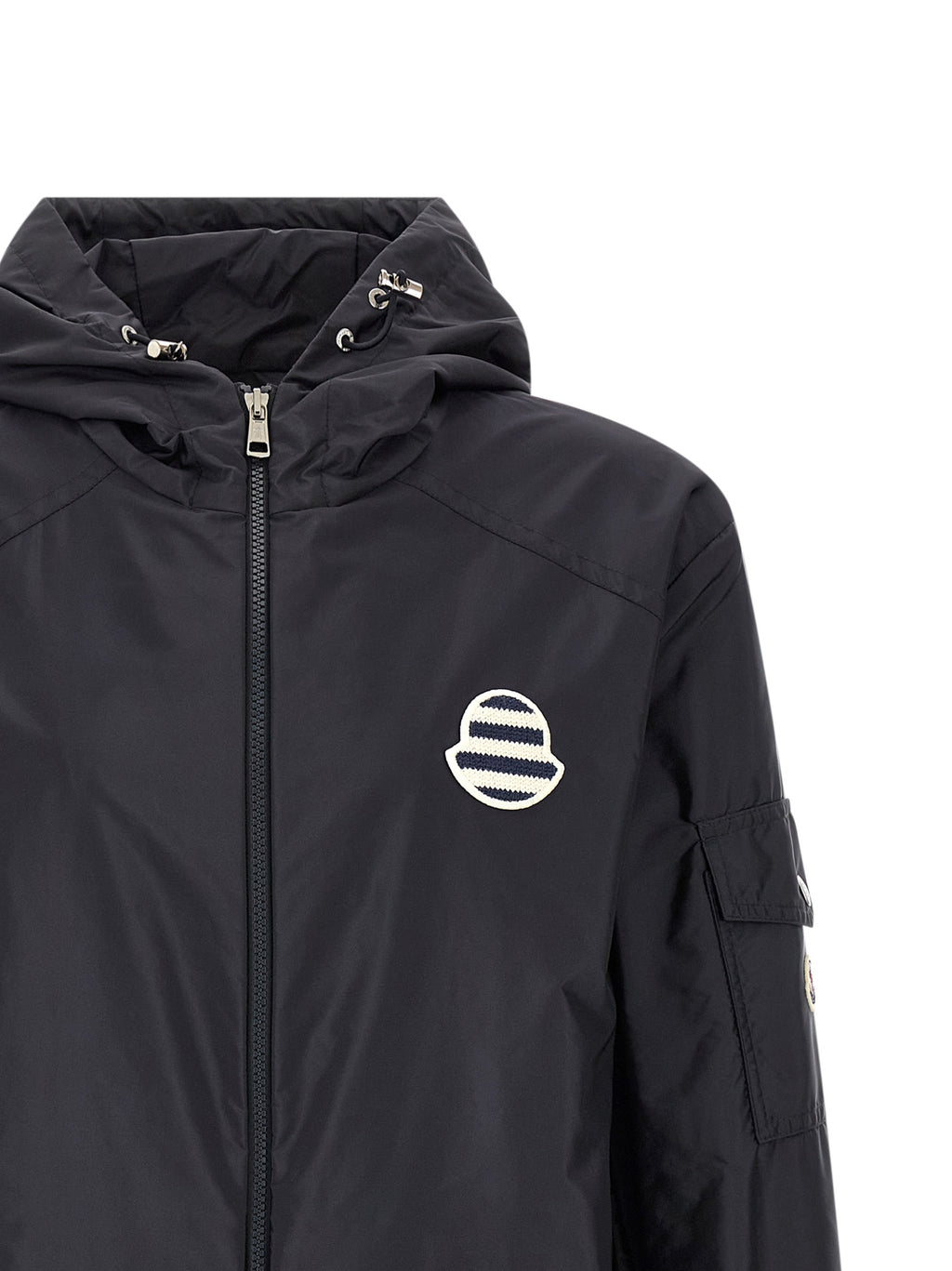 Moncler Blue Polyamide Shell Jacket