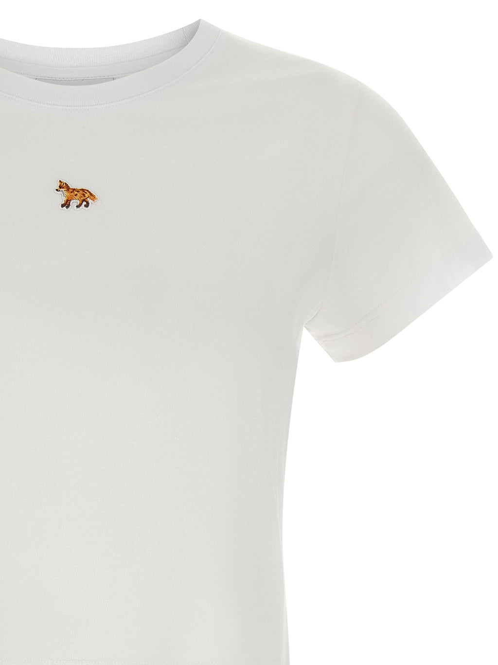 Maison Kitsuné White Cotton T-Shirt