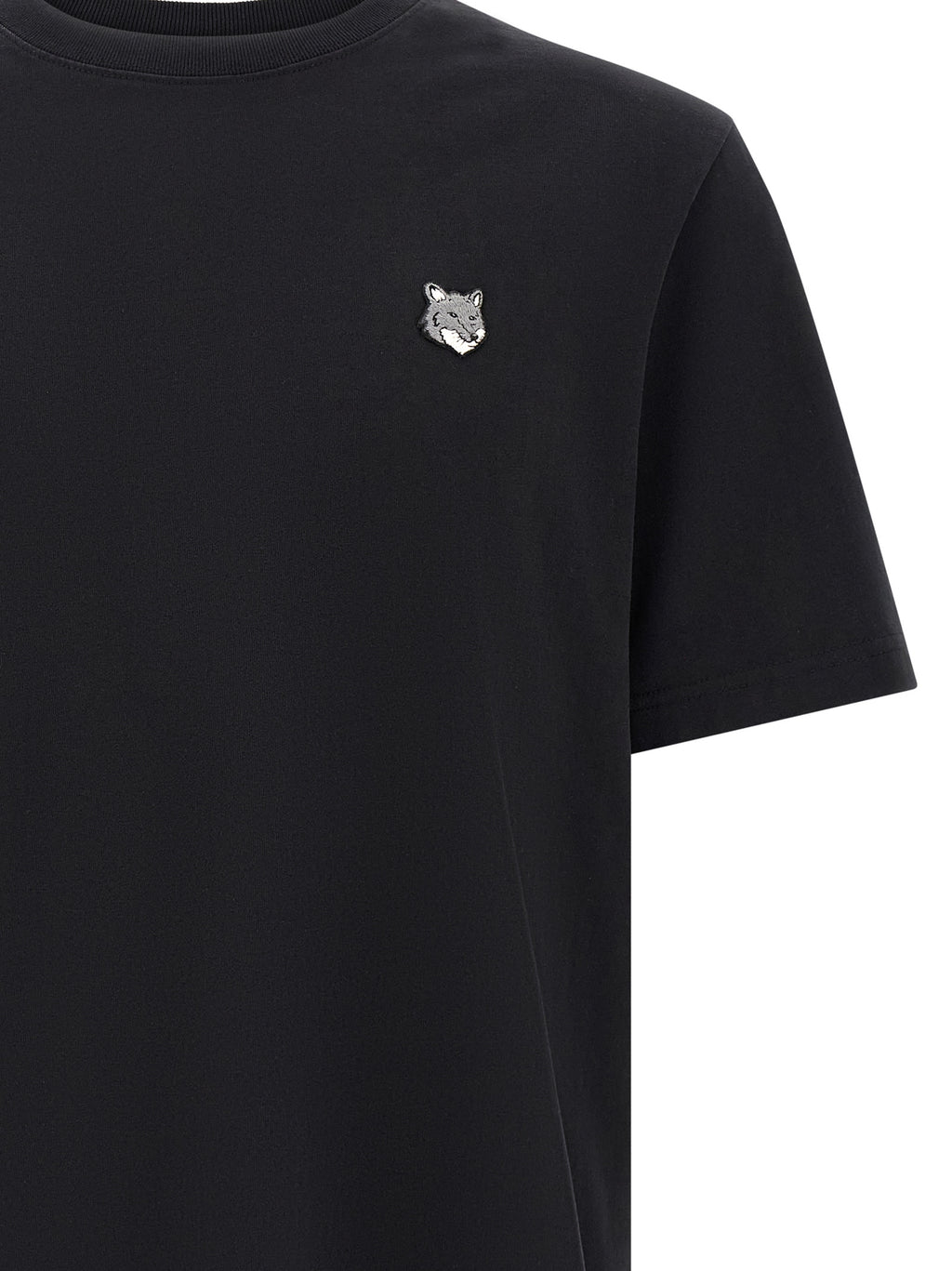 Maison Kitsuné Black Cotton T-Shirt
