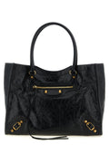Balenciaga Black Lamb Leather Tote Bag