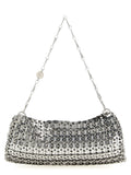 Paco Rabanne Silver Brass Clutch Bag