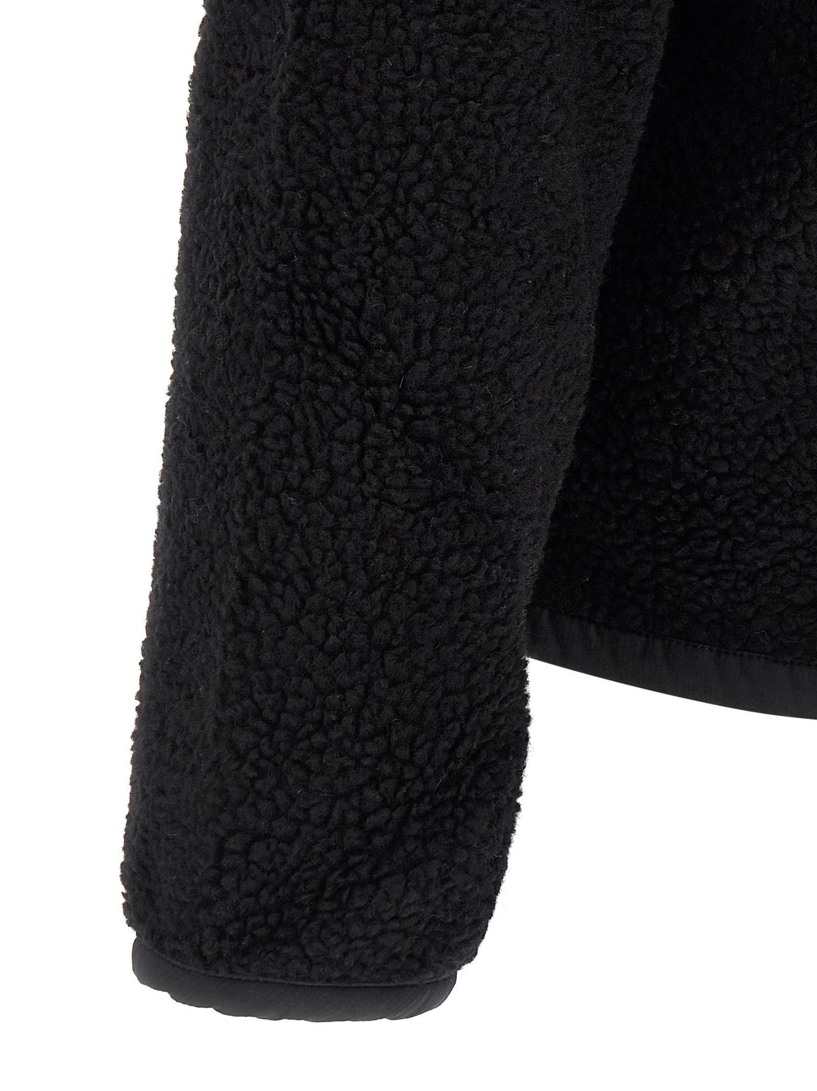 Canada Goose Black Wool Full-Length Jacket