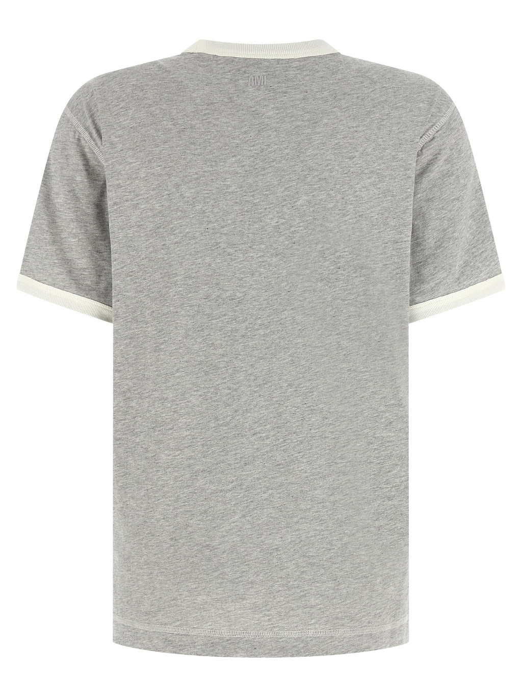 Ami Paris Gray Cotton T-Shirt
