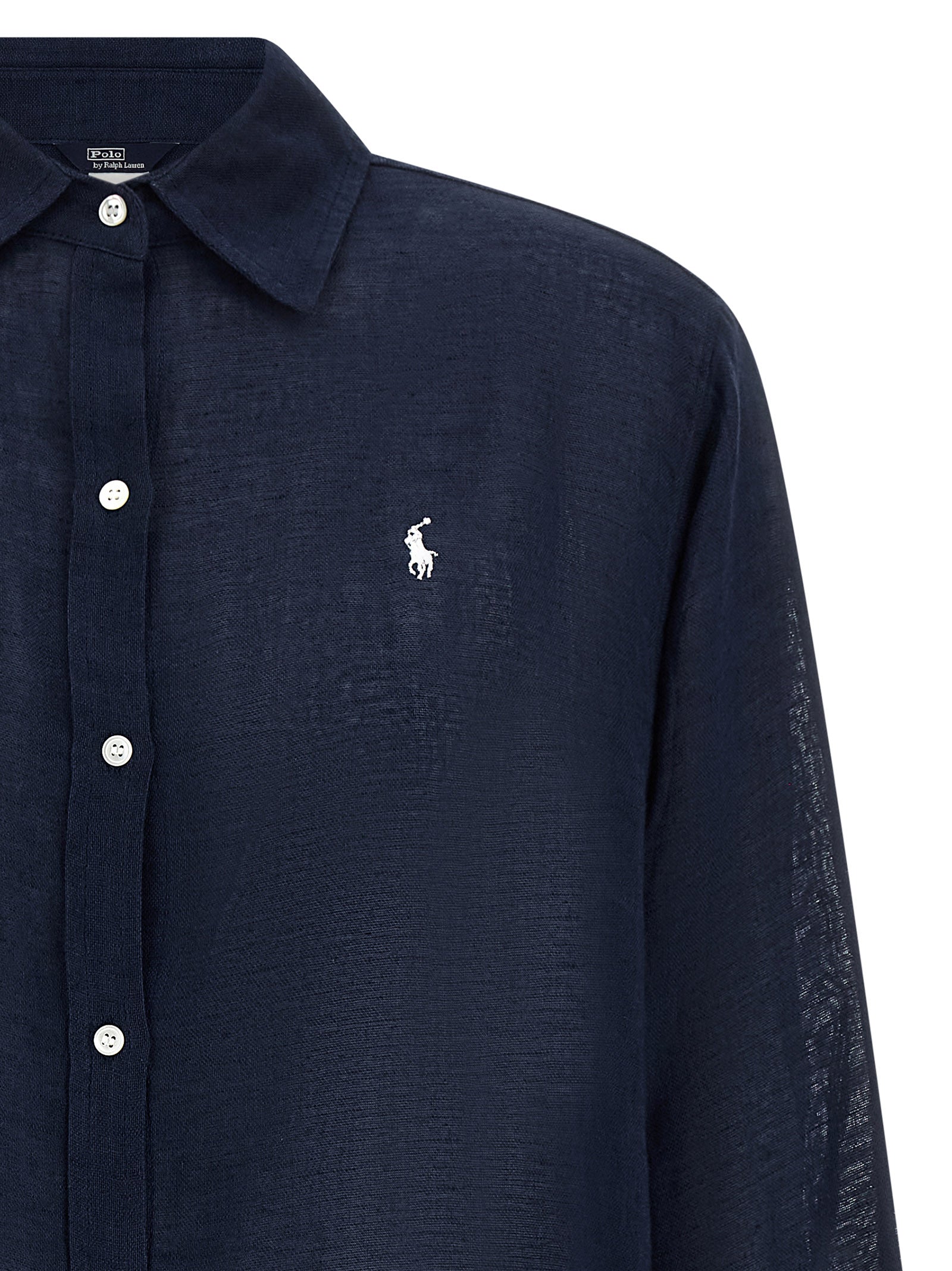 Polo Ralph Lauren Blue Organic Cotton Blouse