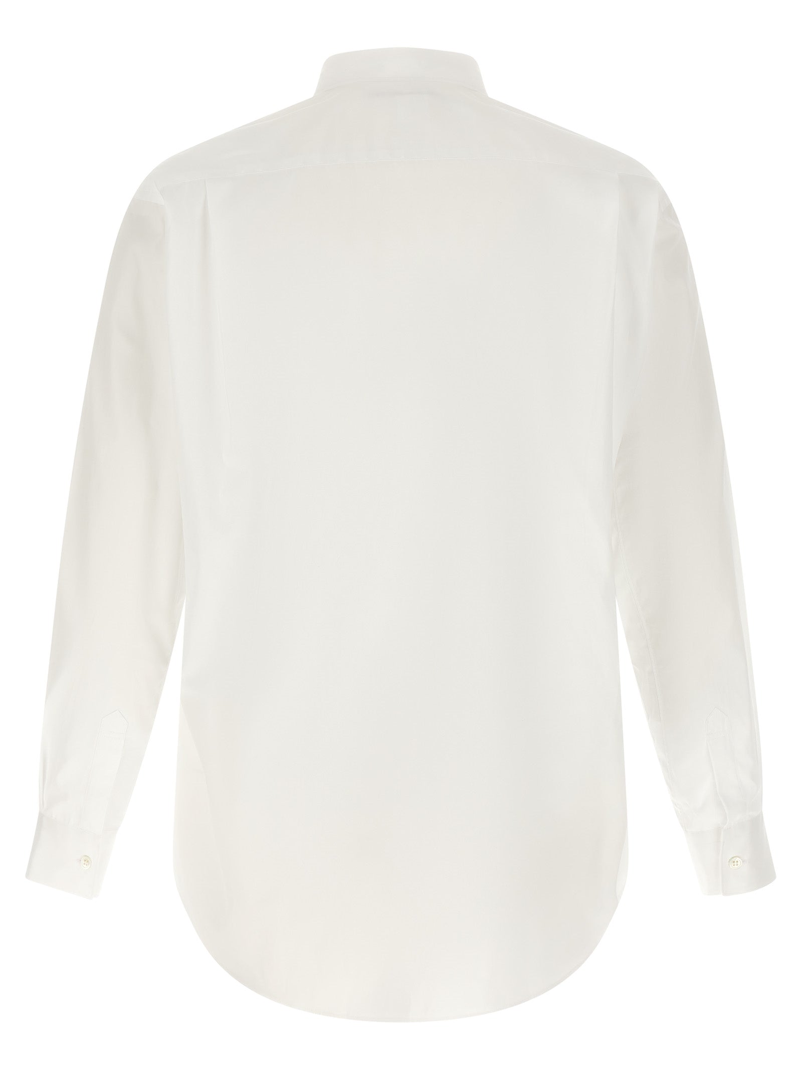 Comme Des Garçons White Cotton Blouse
