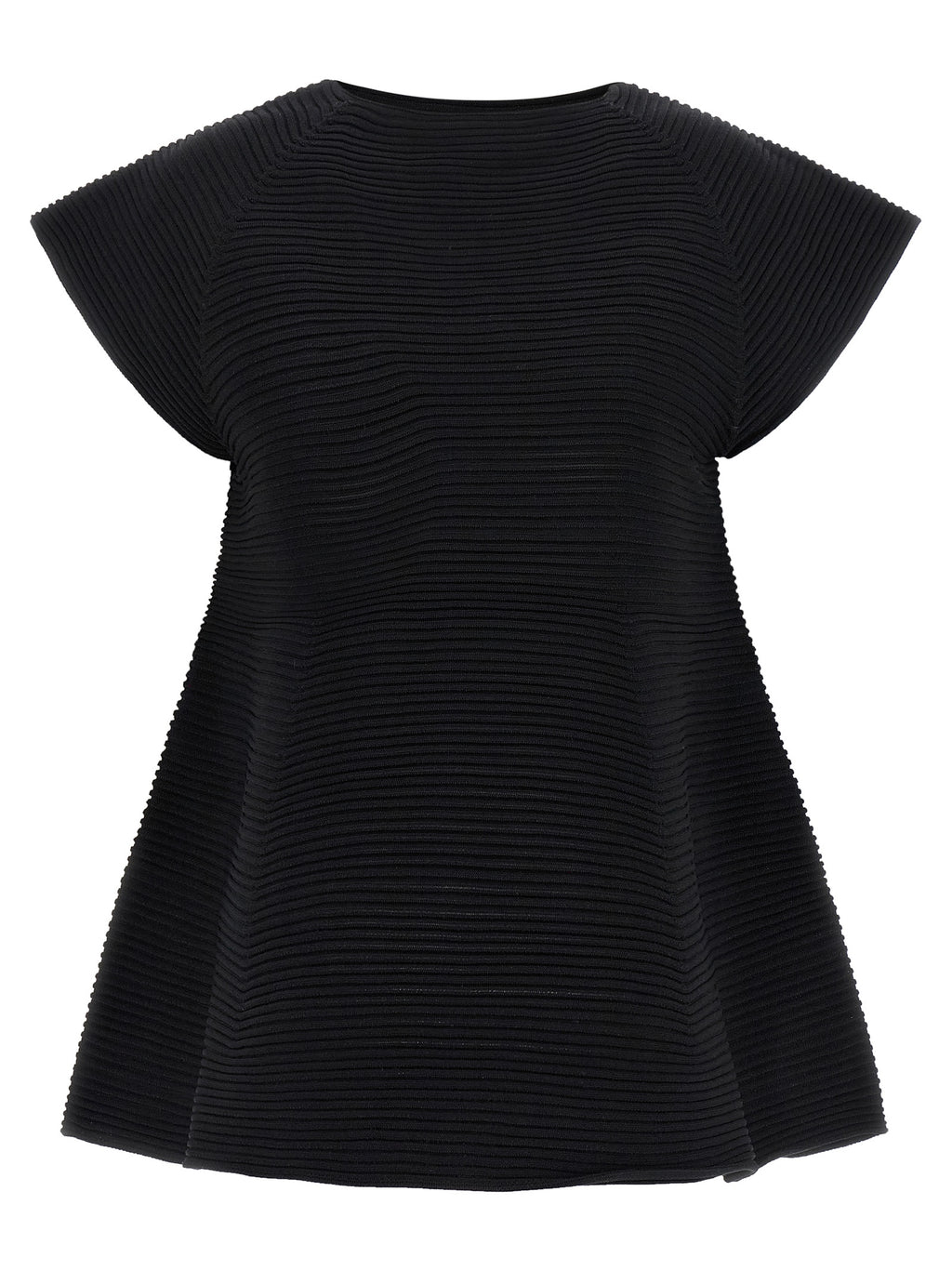 Issey Miyake Black Polyester Short Dress