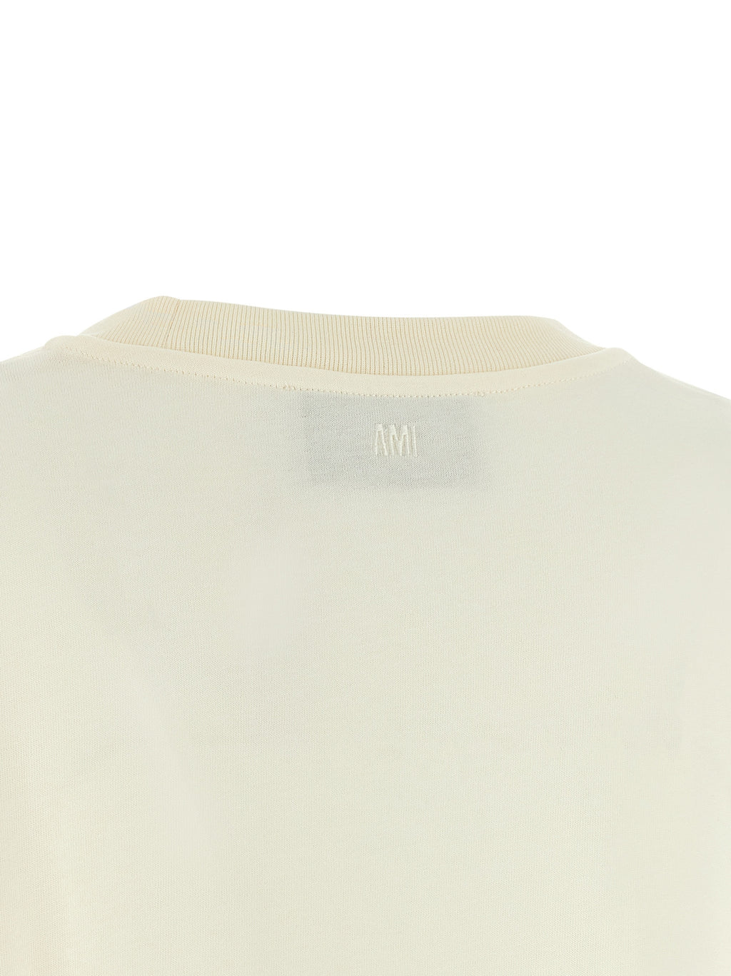 Ami Paris White Cotton T-Shirt