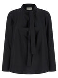 Lemaire Black Cotton Blouse