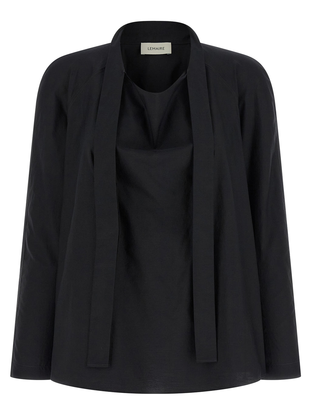 Lemaire Black Cotton Blouse