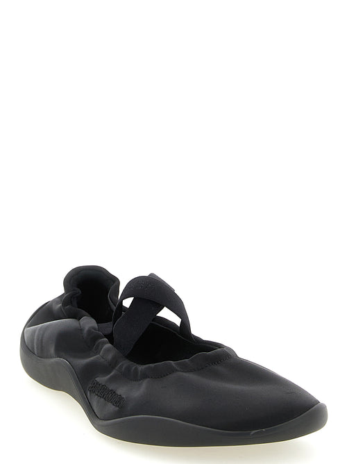 Balenciaga Schwarze Polyester-Ballerinas