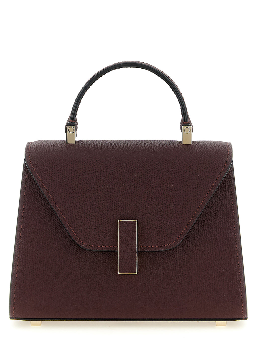 Valextra Bordeaux Calfskin Crossbody Bag