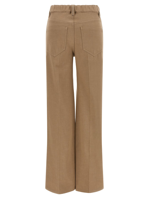 Brunello Cucinelli Beige Jeans aus Baumwolldenim
