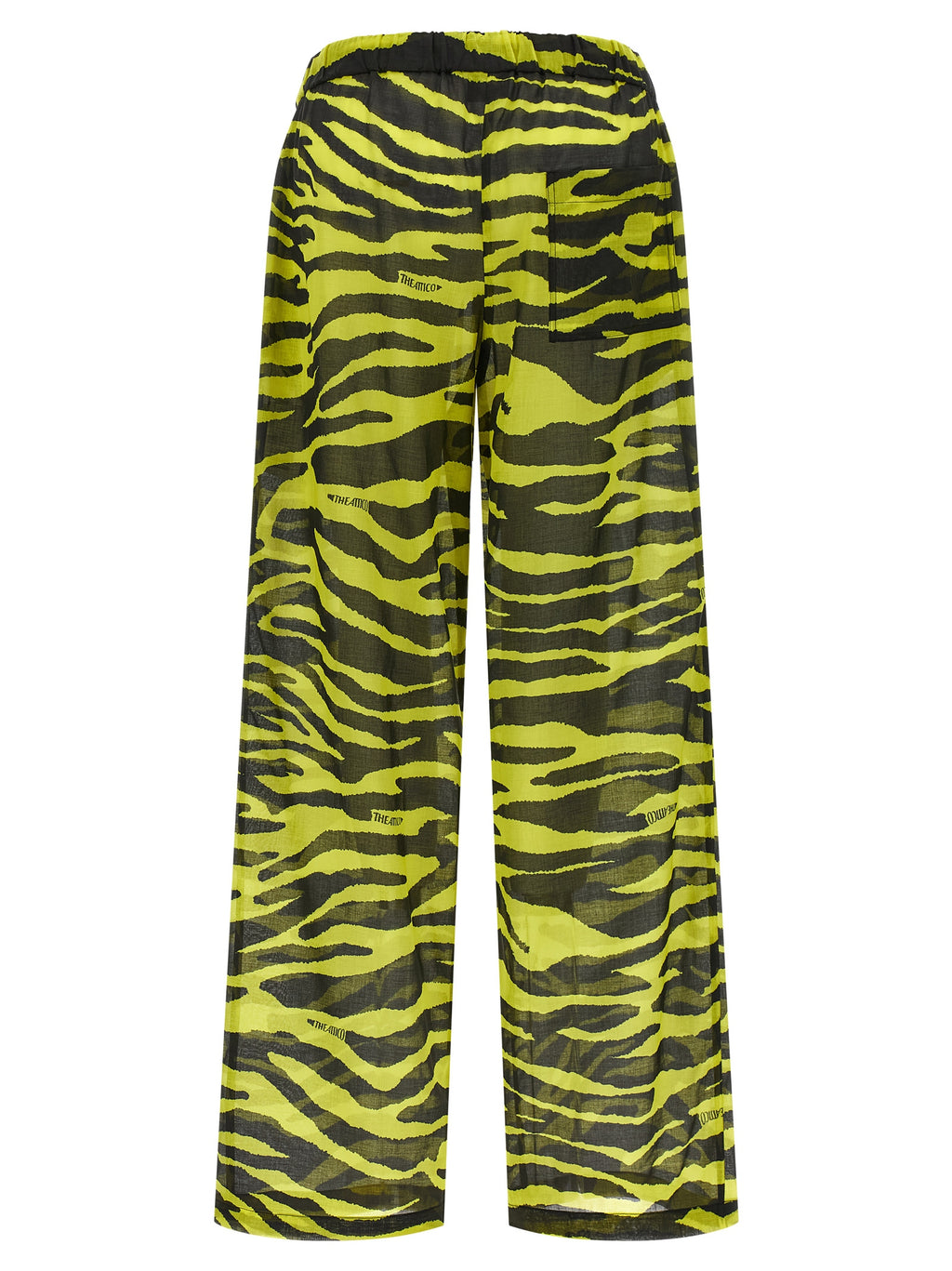 The Attico Bicolor Cotton Casual Pants