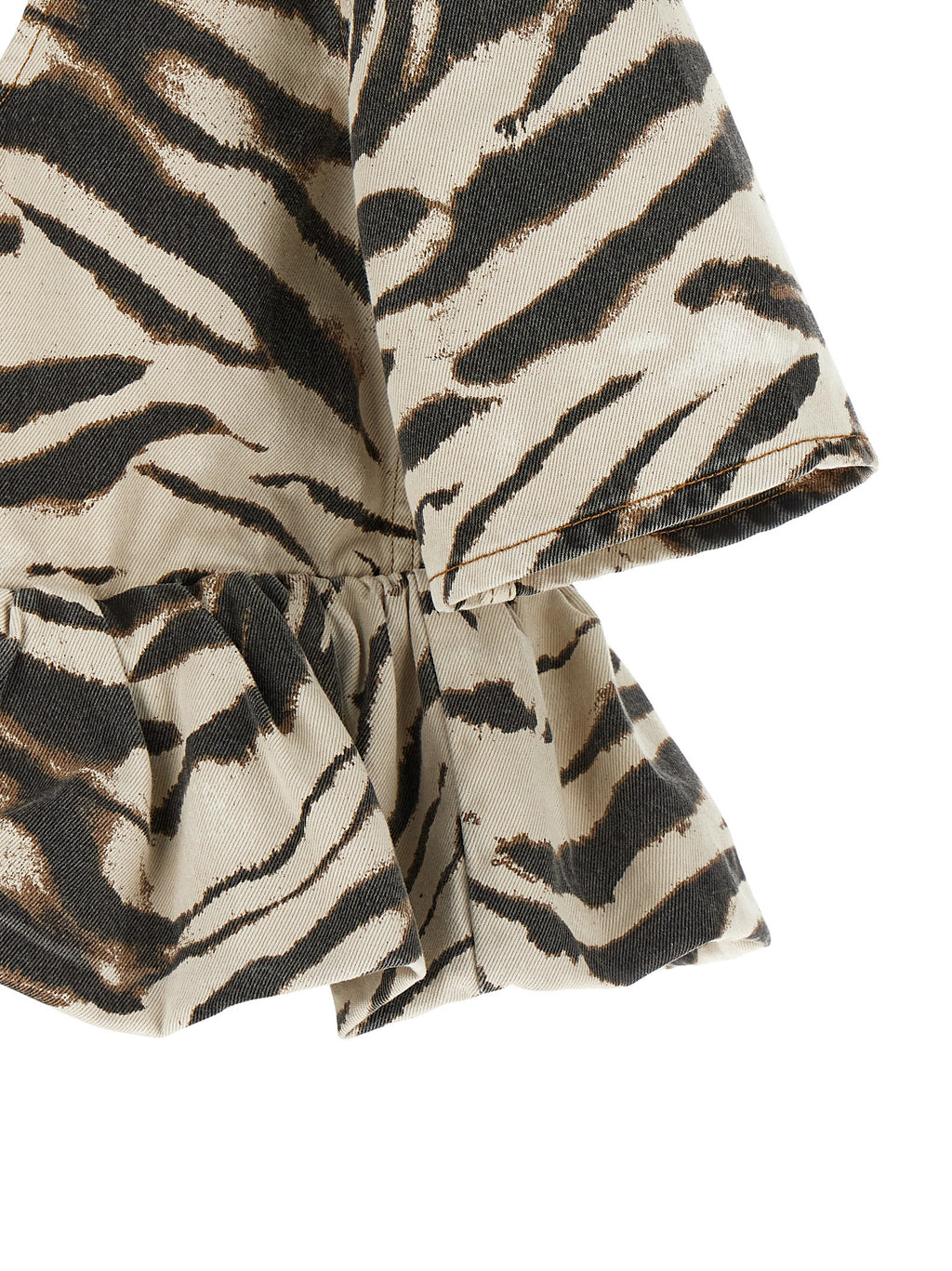 Ganni Multicolor Organic Cotton Pattern Shirt
