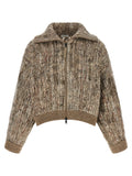 Brunello Cucinelli Beige Wool Cardigan