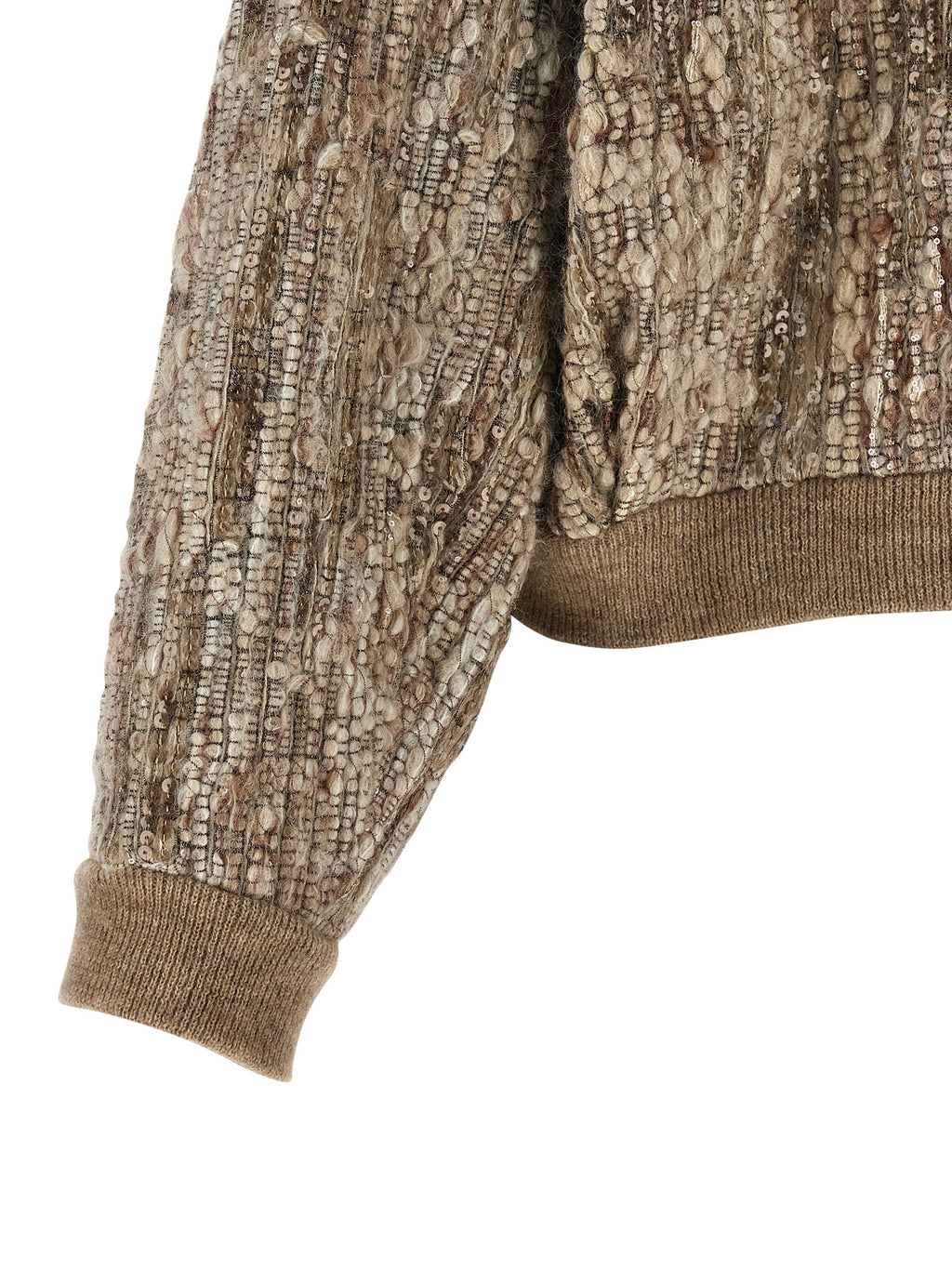Brunello Cucinelli Beige Wool Cardigan