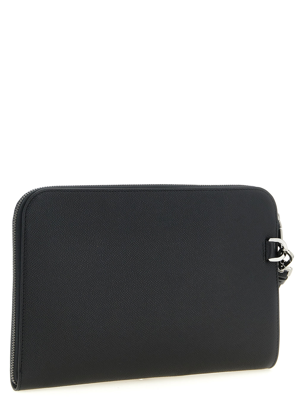Dolce & Gabbana Black Calfskin Clutch Bag