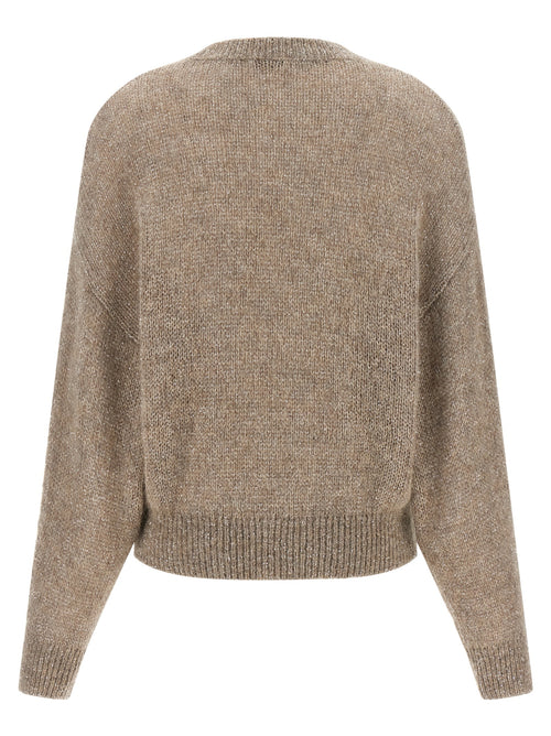 Brunello Cucinelli Beiger Cardigan aus Polyamid